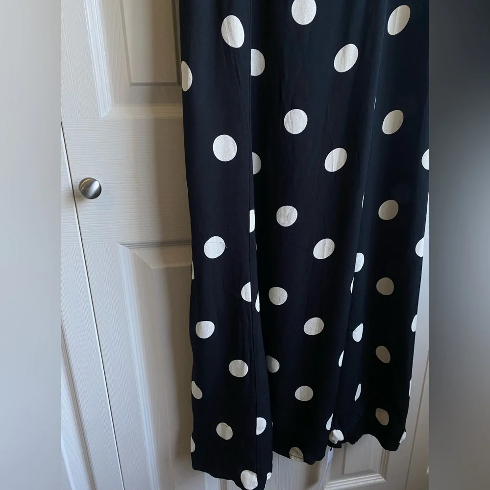 NWT Reformation Shyla Polka Dot Dress with Bow Details Size 6 - Picture 12 of 16